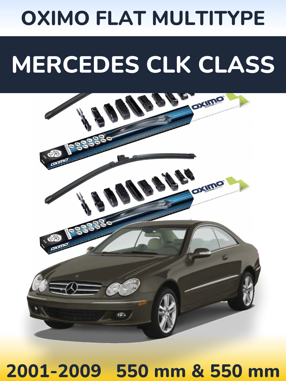 Ștergătoare Oximo Flat MultiTipe pentru Mercedes CLK Class