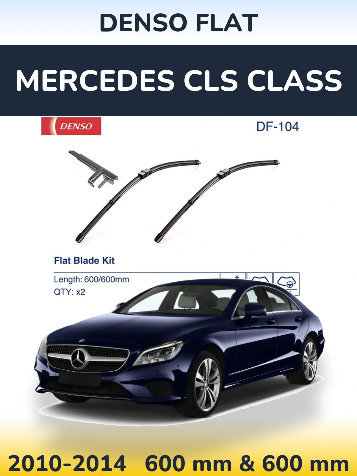 Ștergătoare Denso Flat pentru Mercedes CLS Class