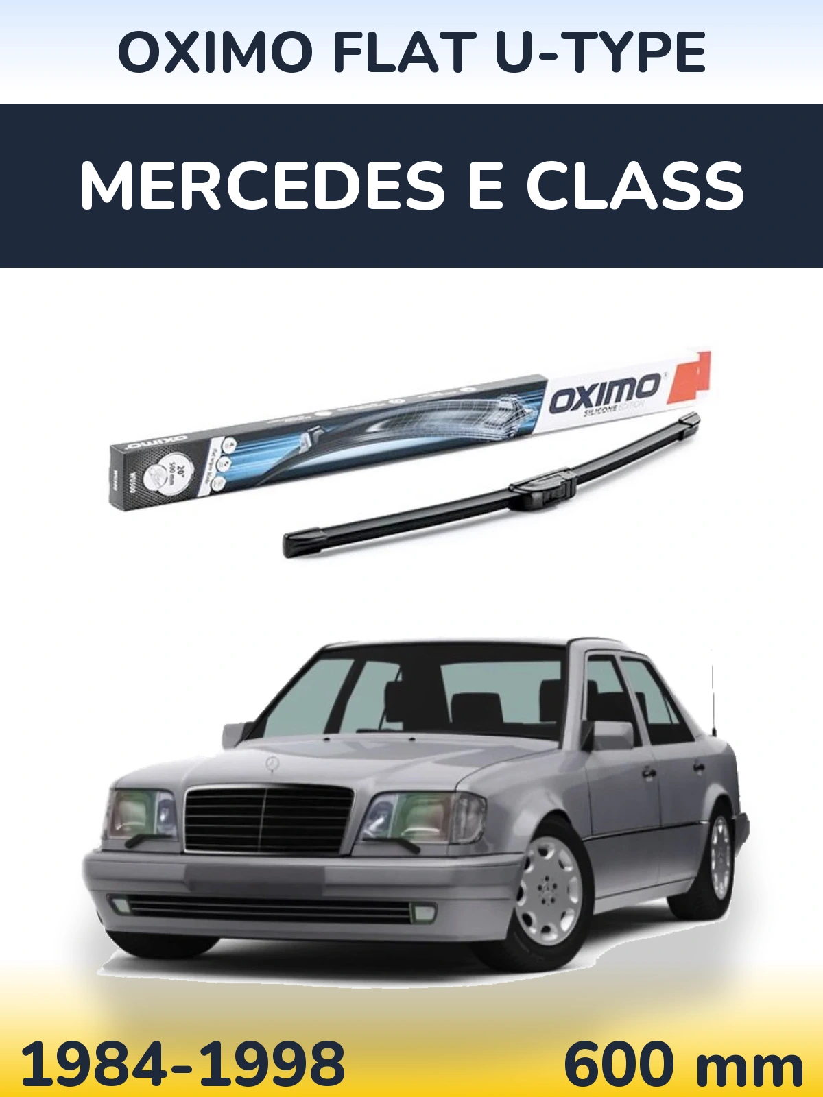 Ștergătoare Oximo Flat U-type pentru Mercedes E Class