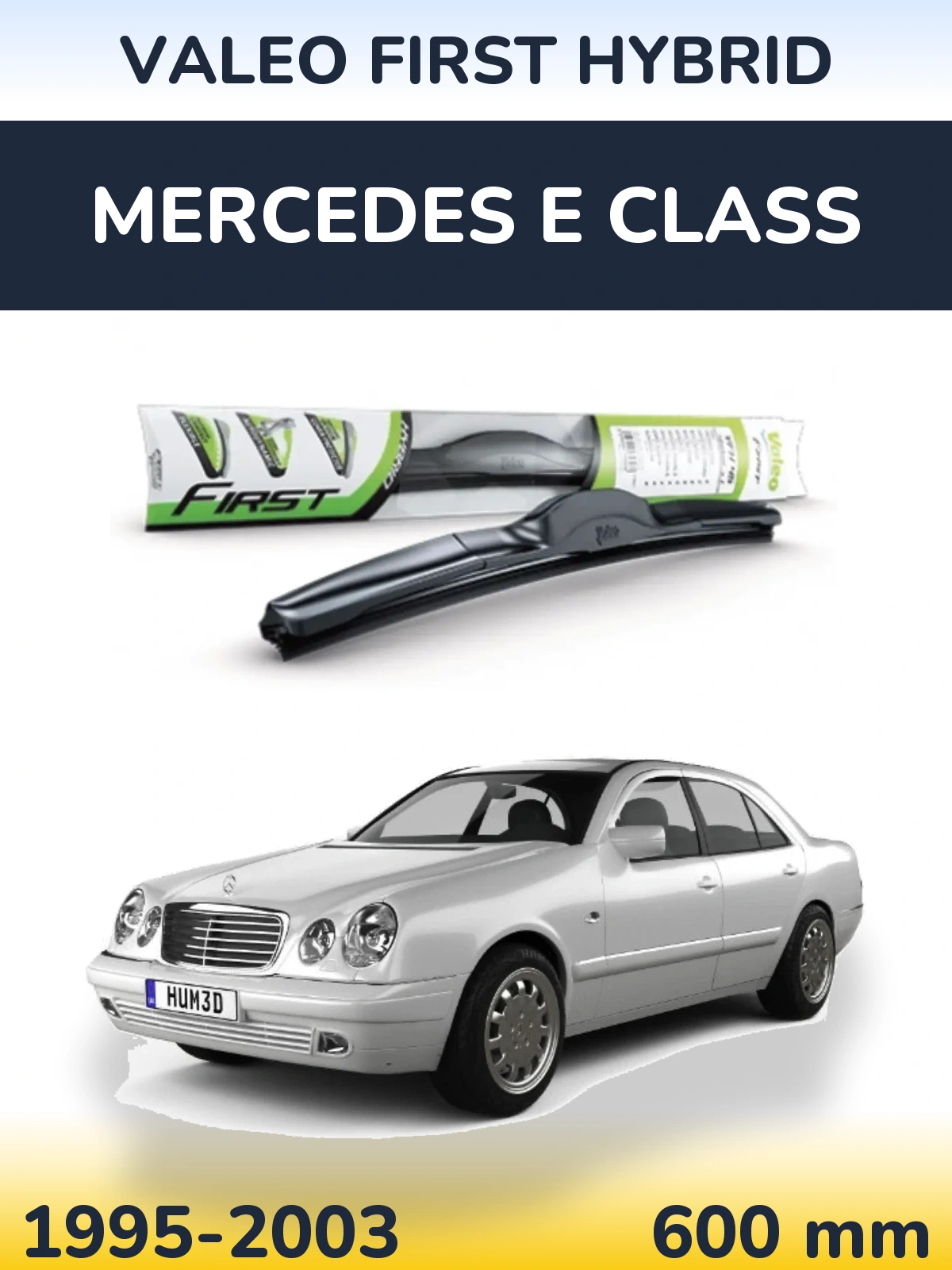 Ștergătoare Valeo First Hybrid pentru Mercedes E Class