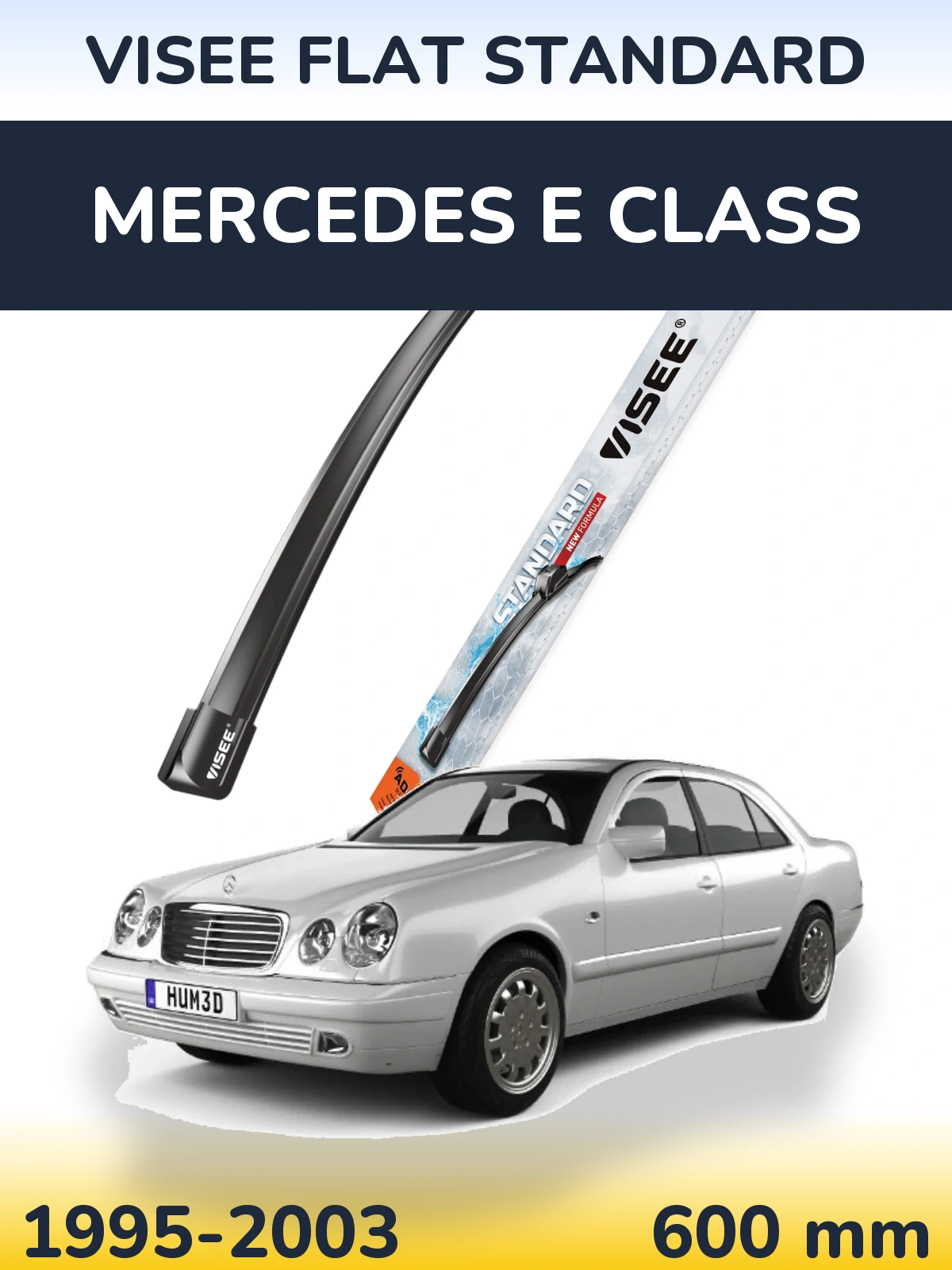 Ștergătoare VISEE FLAT STANDARD pentru Mercedes E Class
