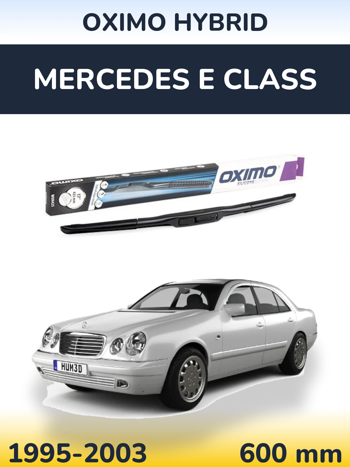 Ștergătoare Oximo Hybrid pentru Mercedes E Class