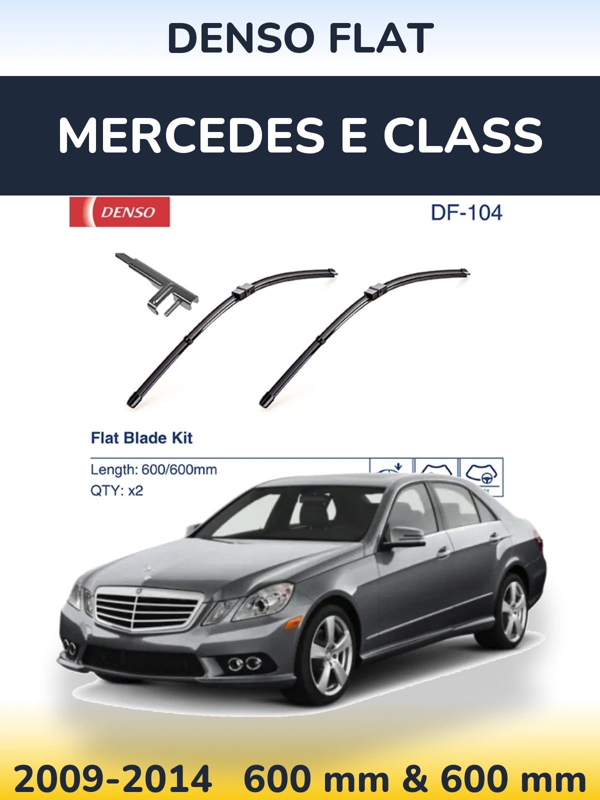 Ștergătoare Denso Flat pentru Mercedes E Class