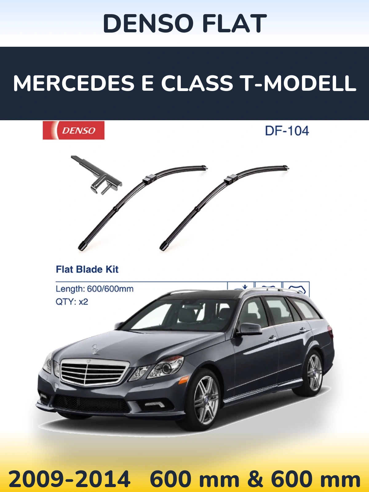 Ștergătoare Denso Flat pentru Mercedes E Class T-Modell