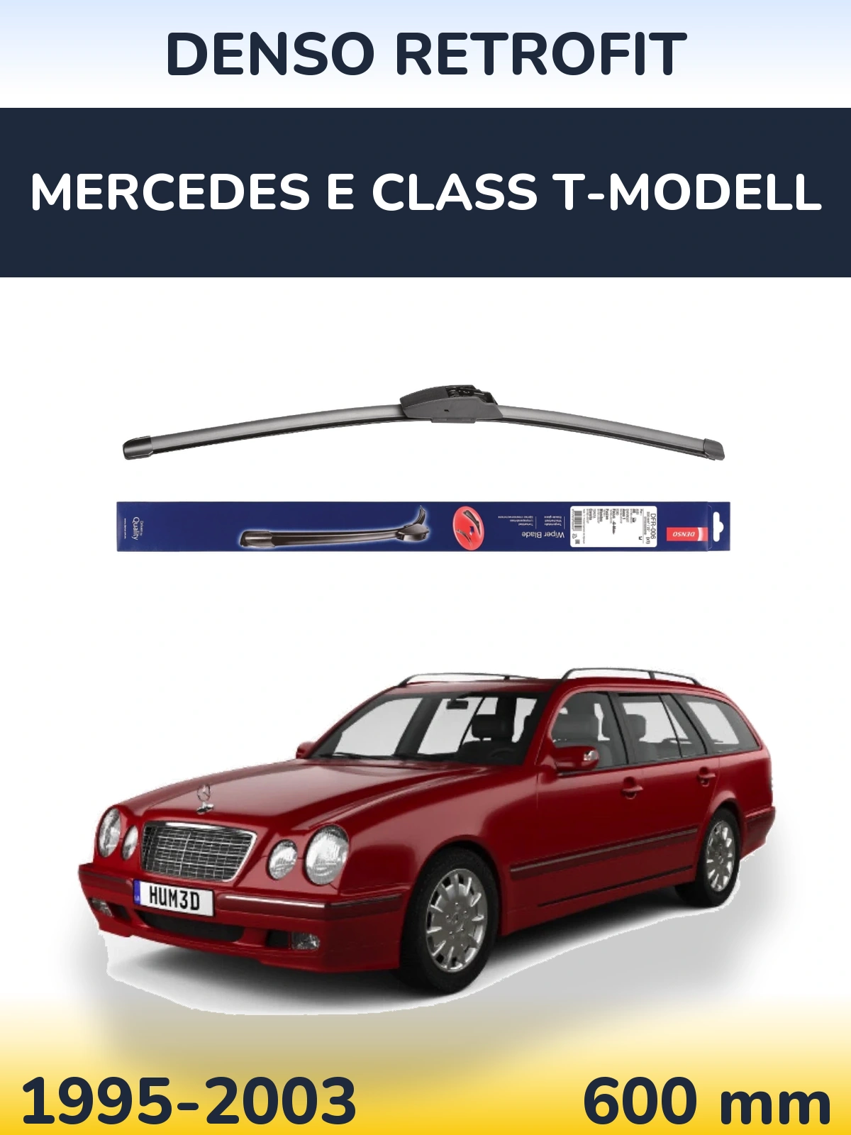 Ștergătoare Denso Retrofit pentru Mercedes E Class T-Modell