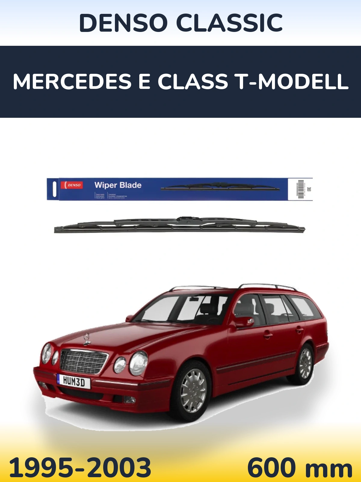 Ștergătoare Denso Classic pentru Mercedes E Class T-Modell
