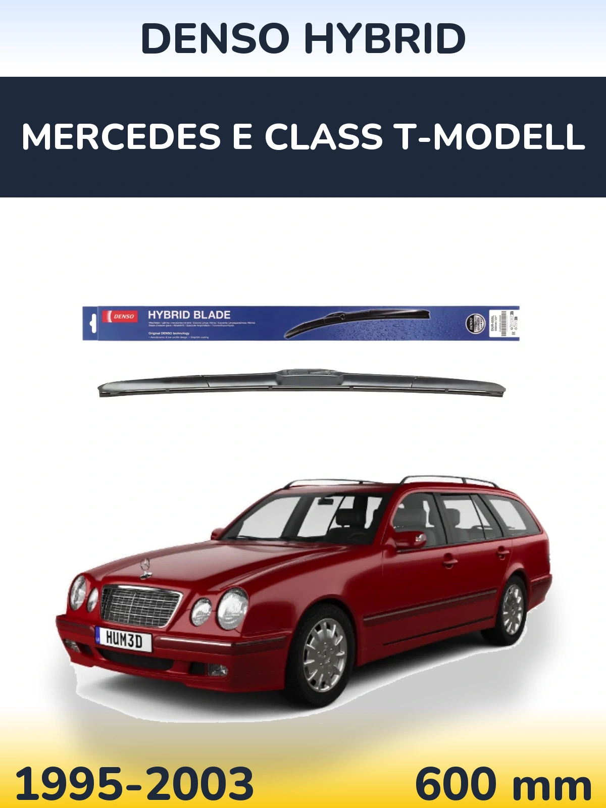 Ștergătoare Denso Hybrid pentru Mercedes E Class T-Modell