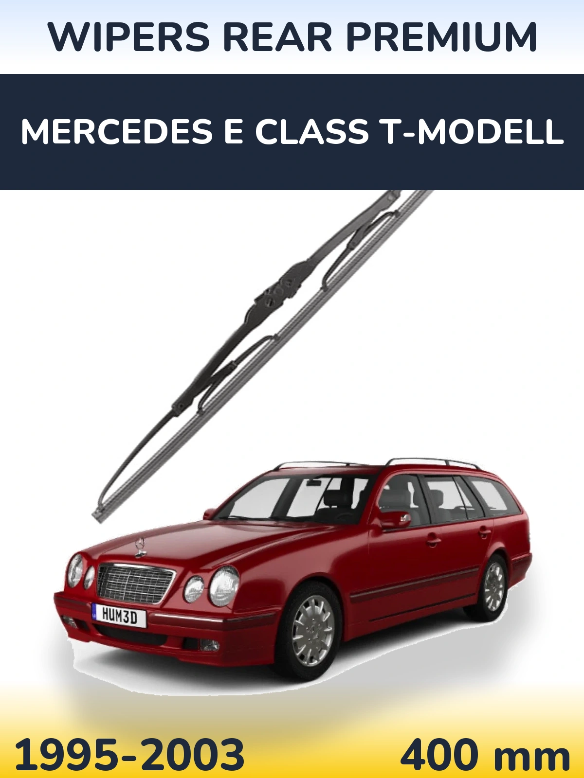 Задний дворник WIPERS REAR PREMIUM 400 мм для Mercedes E Class T-Модельl 1995-2003