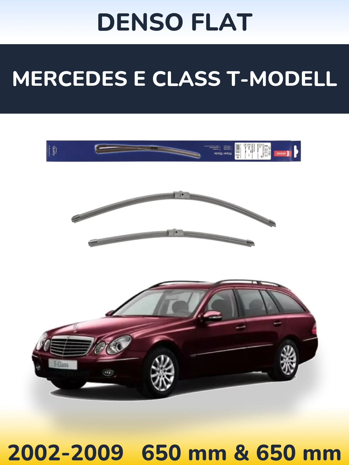 Ștergătoare Denso Flat pentru Mercedes E Class T-Modell