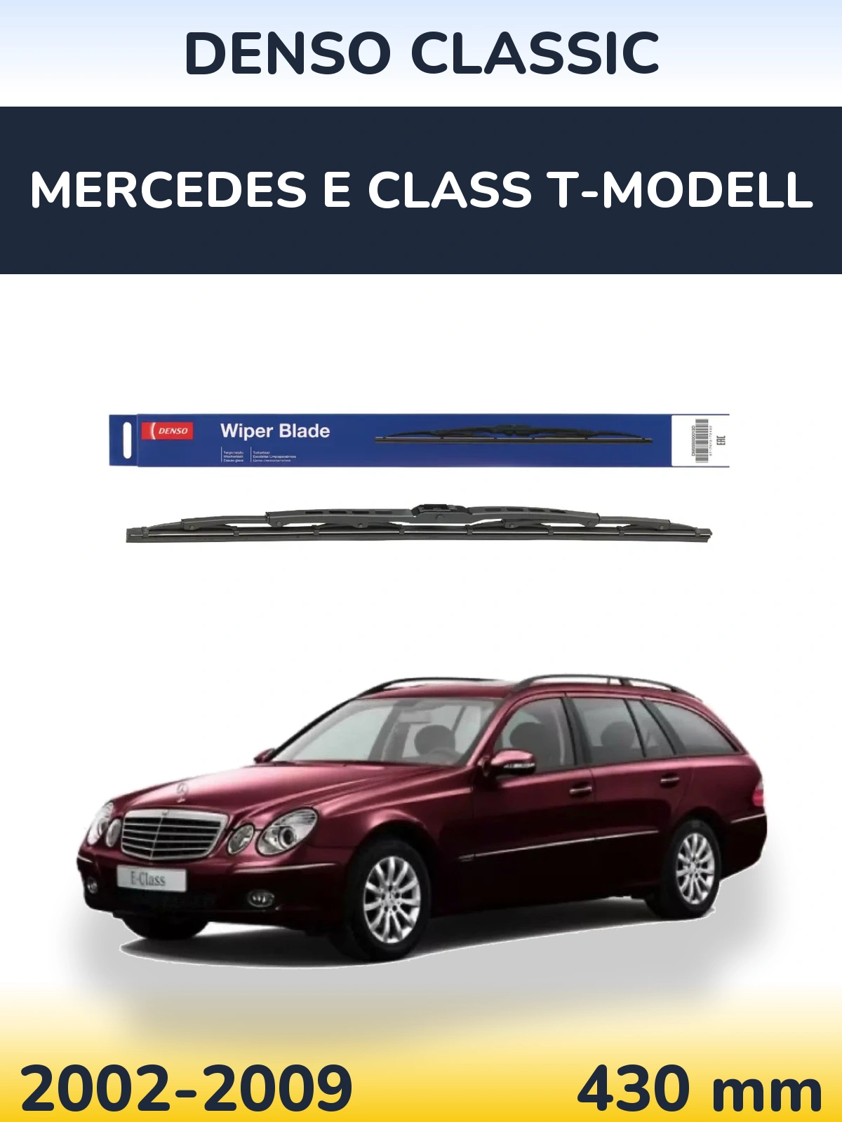 Ștergătoare Denso Classic pentru Mercedes E Class T-Modell