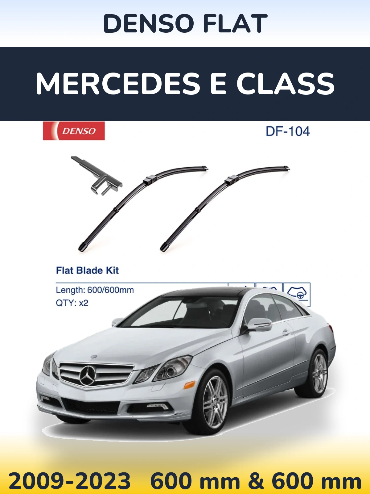 Ștergătoare Denso Flat pentru Mercedes E Class