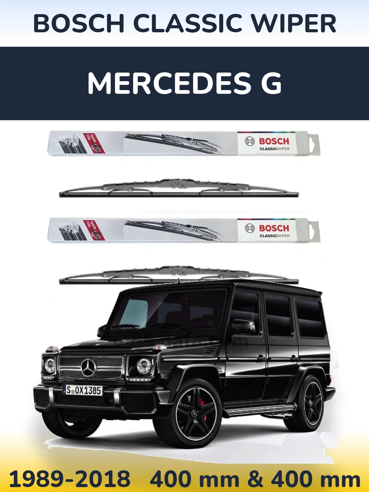 Ștergătoare BOSCH Classic Wiper pentru Mercedes G