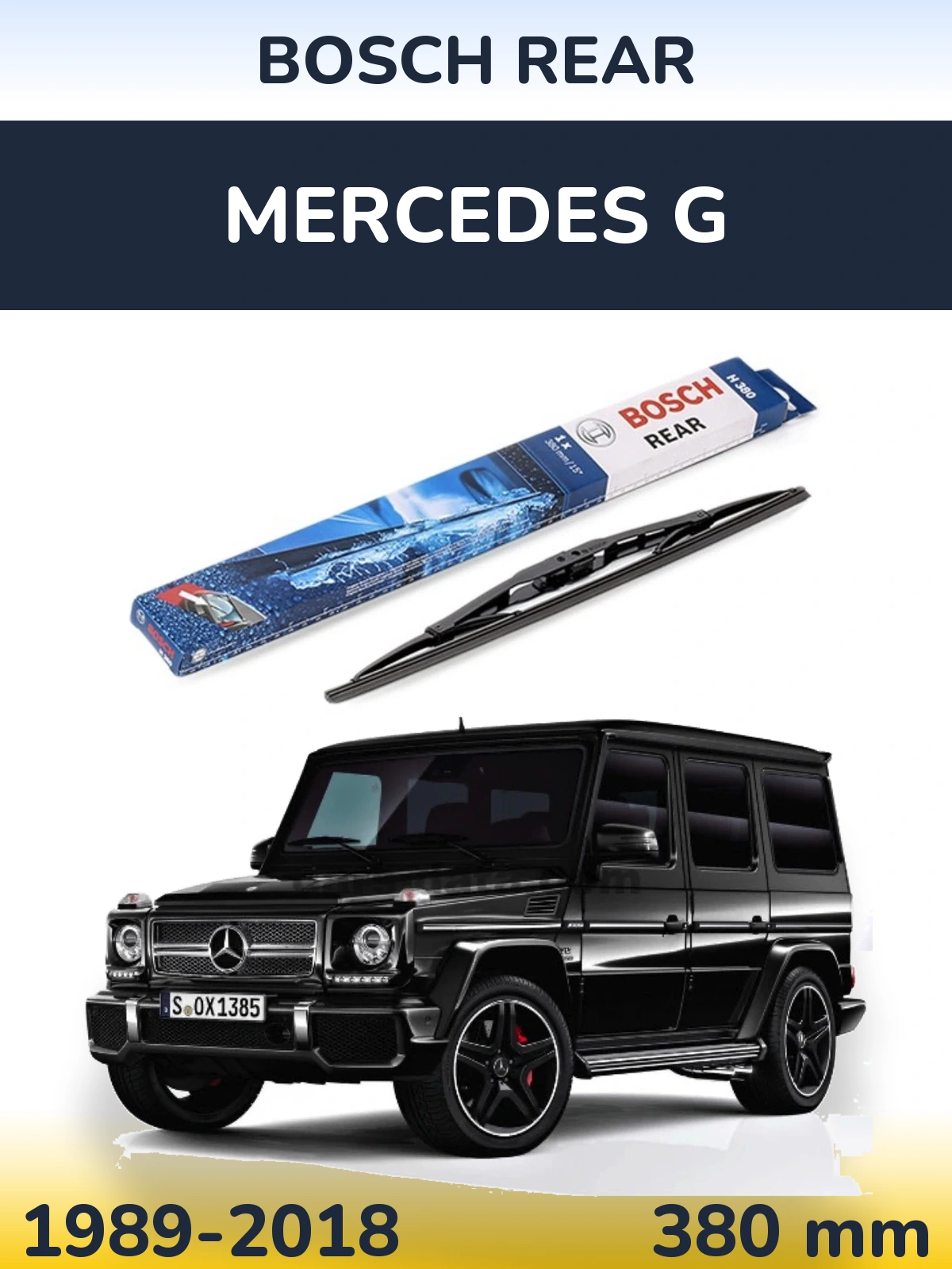 Ștergătoare BOSCH Rear pentru Mercedes G