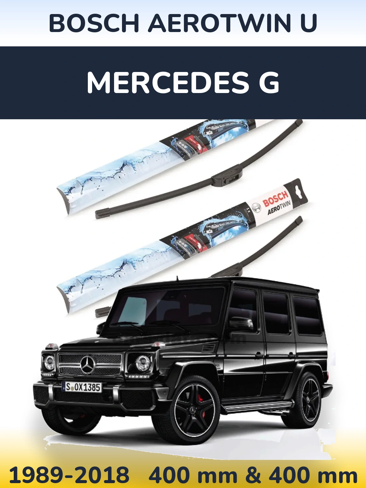 Ștergătoare BOSCH AeroTwin U pentru Mercedes G