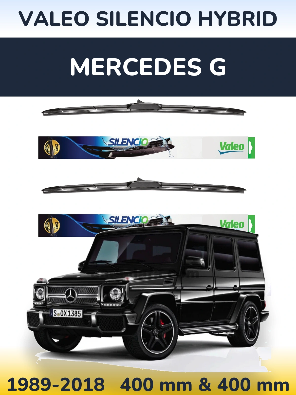 Ștergătoare Valeo Silencio Hybrid pentru Mercedes G