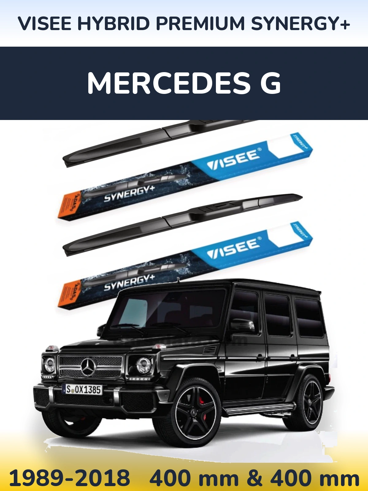 Ștergătoare VISEE HYBRID PREMIUM SYNERGY+ pentru Mercedes G