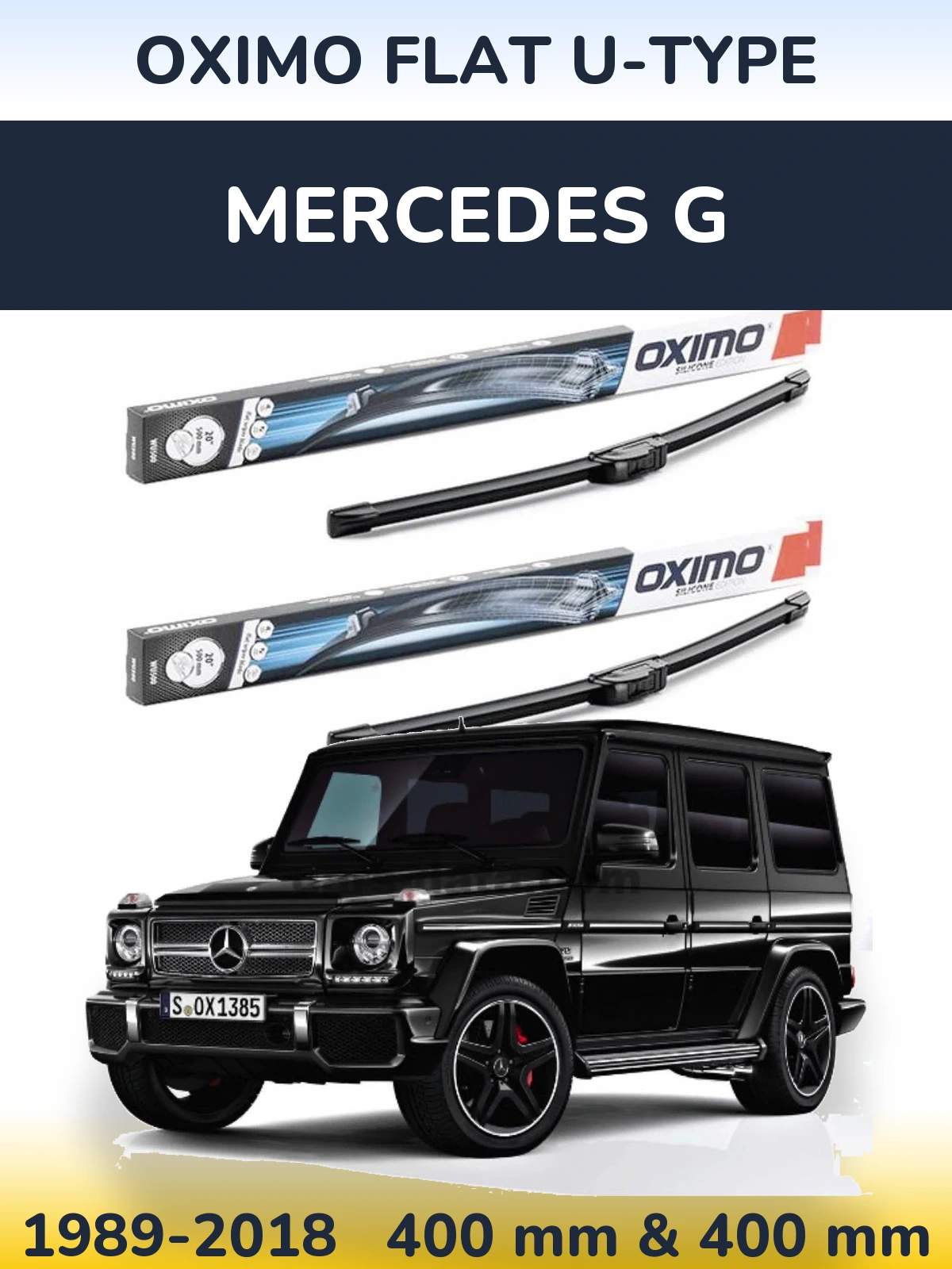Ștergătoare Oximo Flat U-type pentru Mercedes G