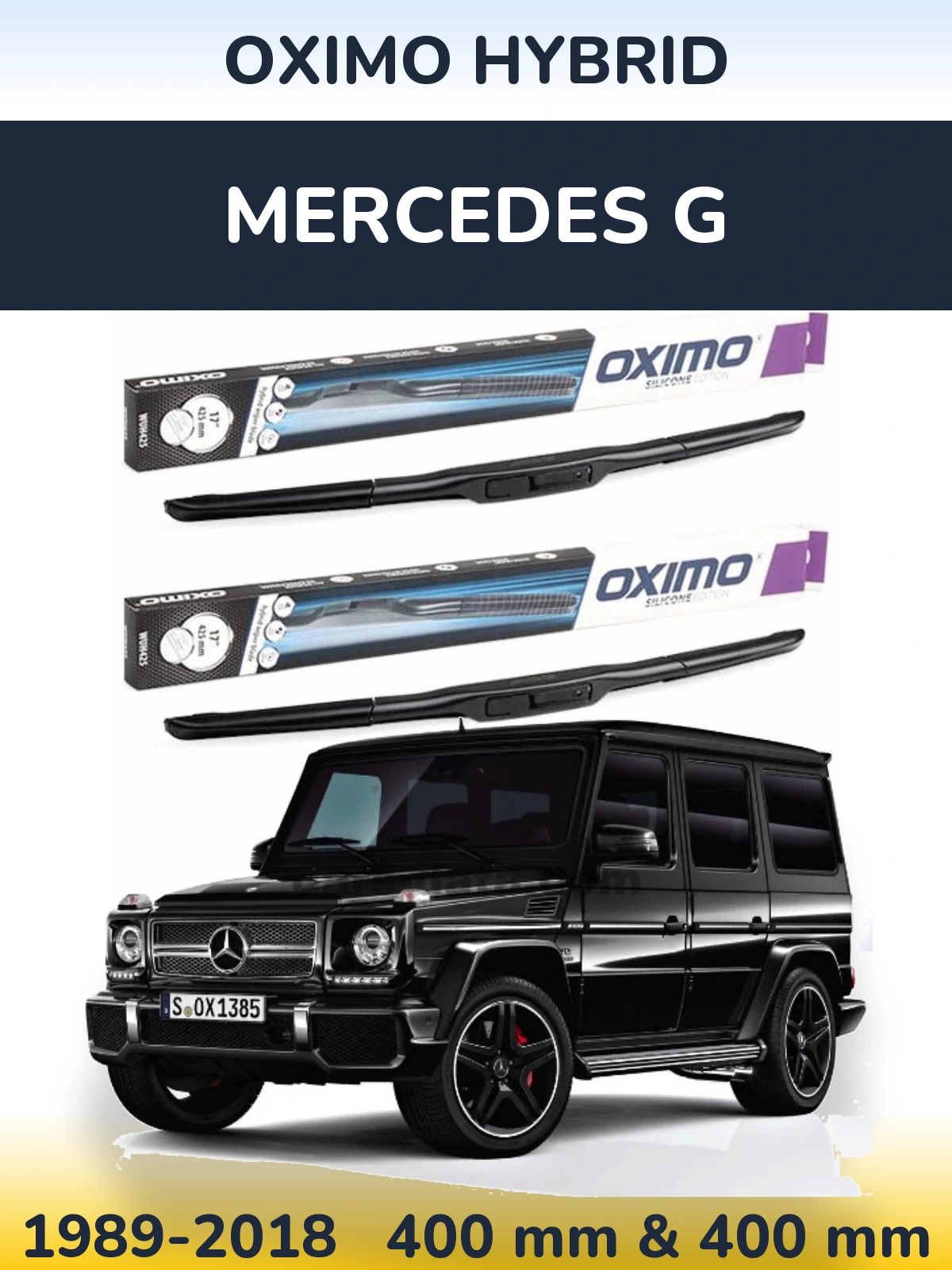Ștergătoare Oximo Hybrid pentru Mercedes G