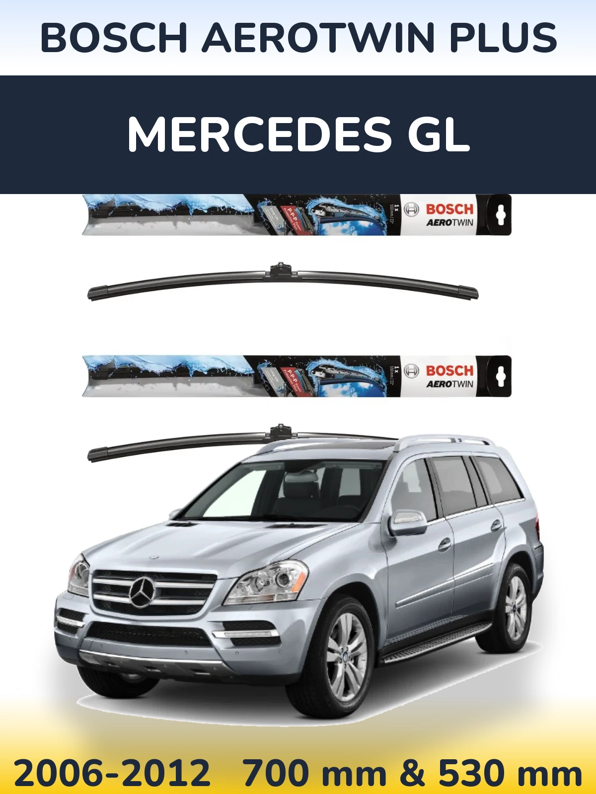 Ștergătoare BOSCH AeroTwin Plus pentru Mercedes GL