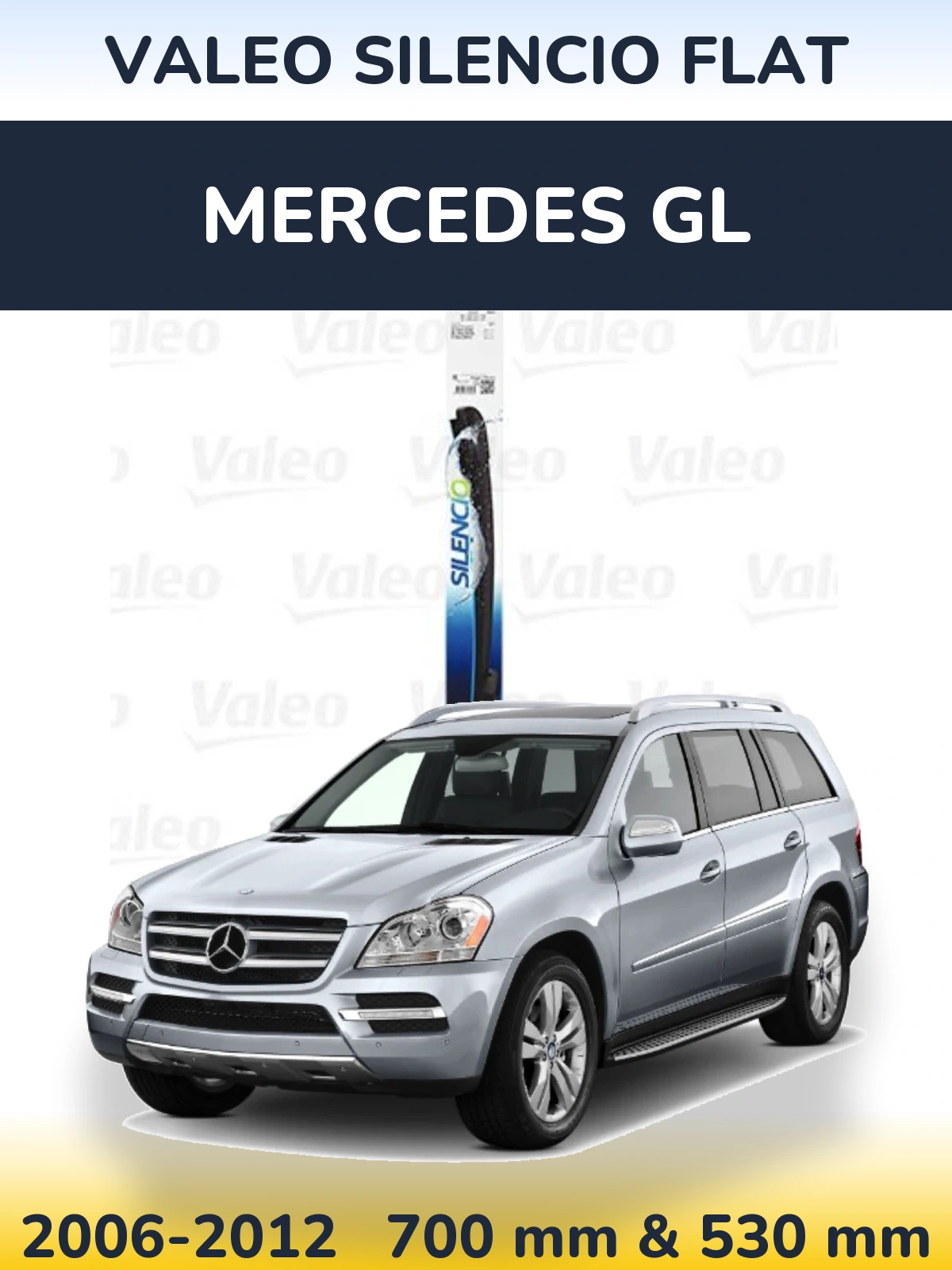 Ștergătoare Valeo Silencio Flat pentru Mercedes GL