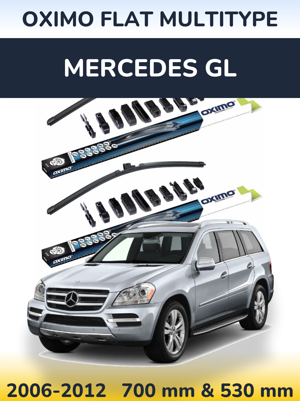 Ștergătoare Oximo Flat MultiTipe pentru Mercedes GL