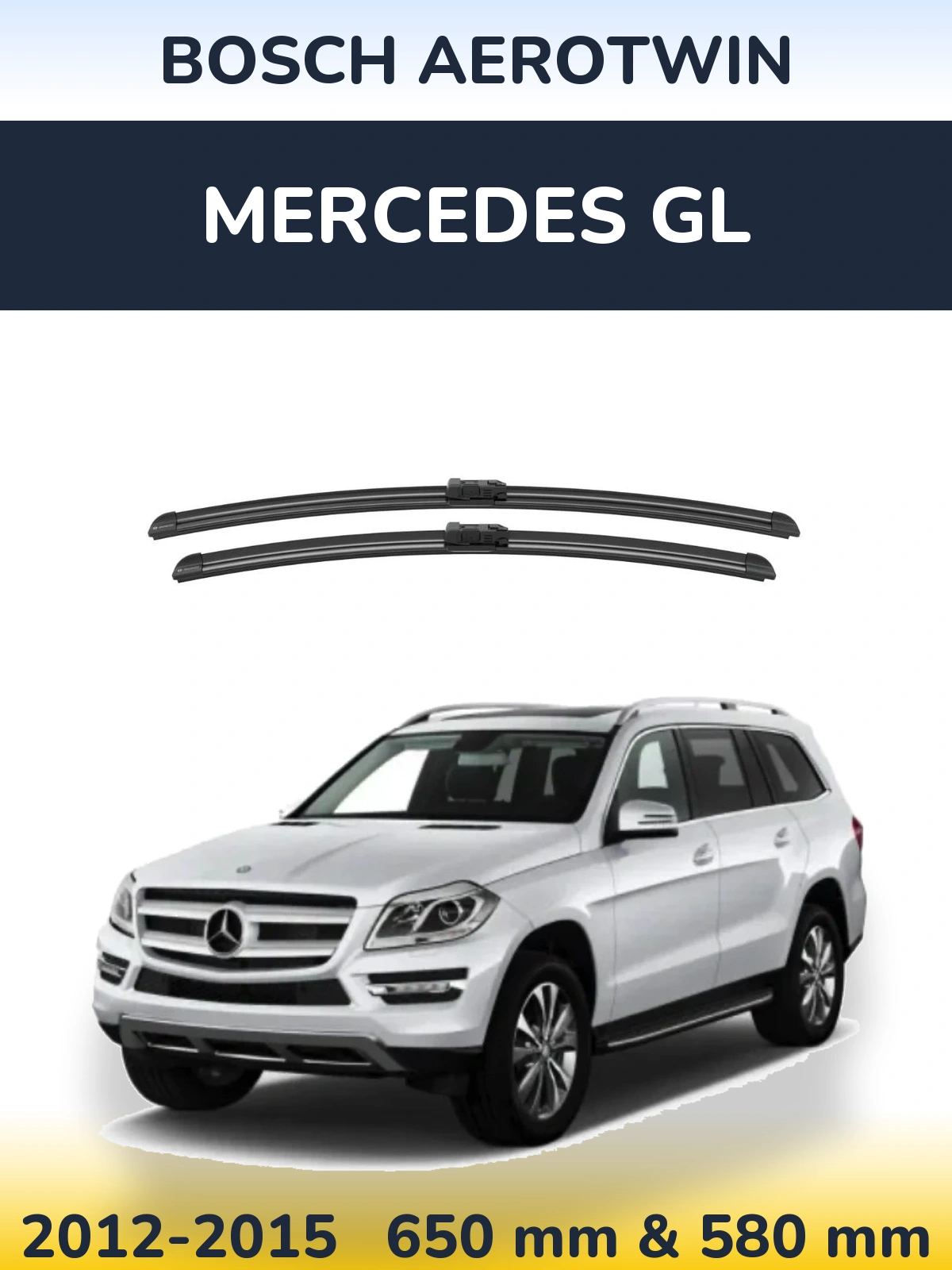 Ștergătoare BOSCH AeroTwin pentru Mercedes GL