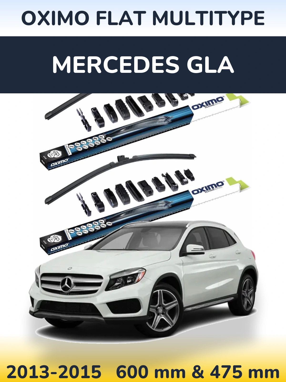 Ștergătoare Oximo Flat MultiTipe pentru Mercedes GLA