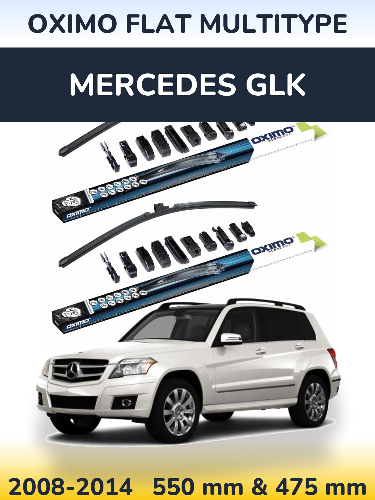Ștergătoare Oximo Flat MultiTipe pentru Mercedes GLK