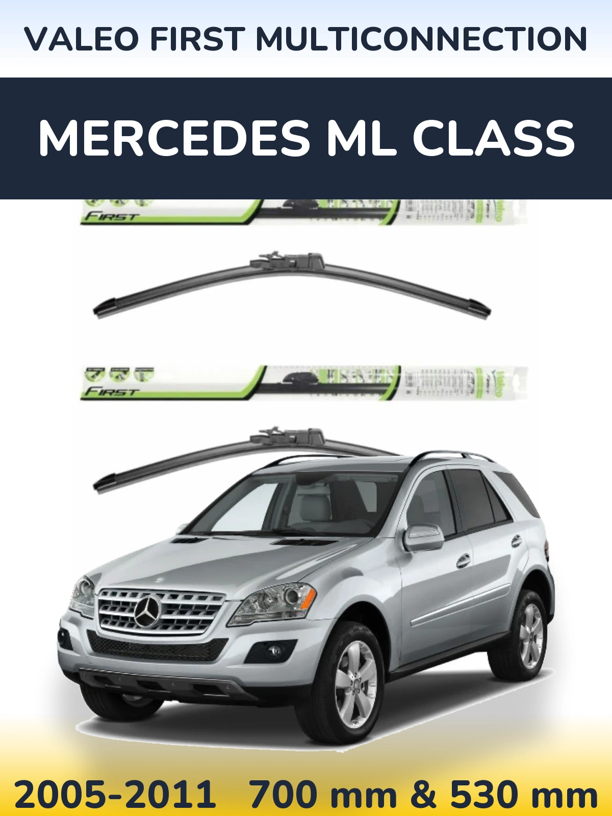 Ștergătoare Valeo First MultiConnection pentru Mercedes ML Class