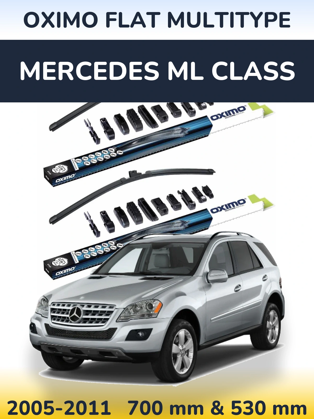 Ștergătoare Oximo Flat MultiTipe pentru Mercedes ML Class
