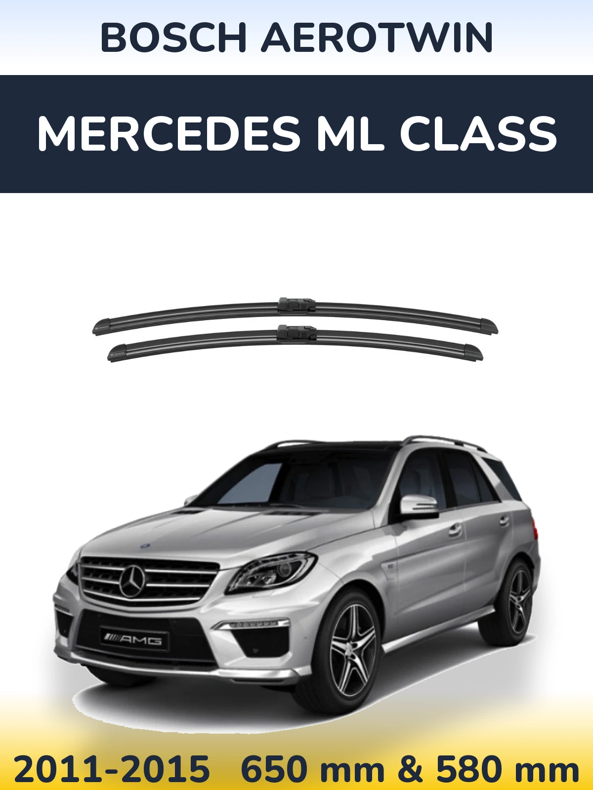 Ștergătoare BOSCH AeroTwin pentru Mercedes ML Class
