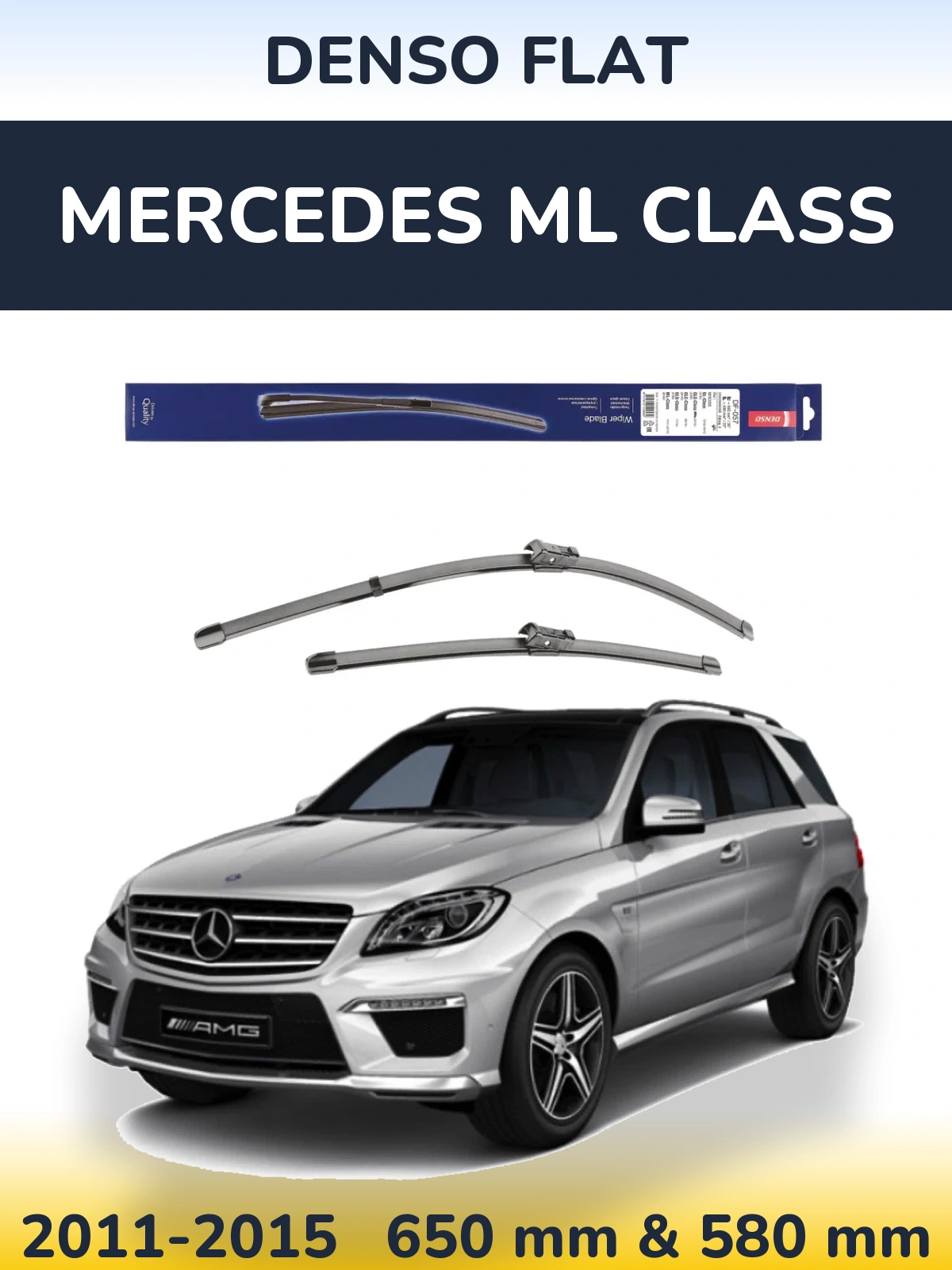 Ștergătoare Denso Flat pentru Mercedes ML Class