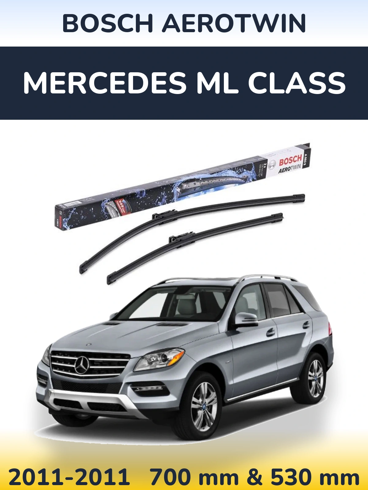 Ștergătoare BOSCH AeroTwin pentru Mercedes ML Class