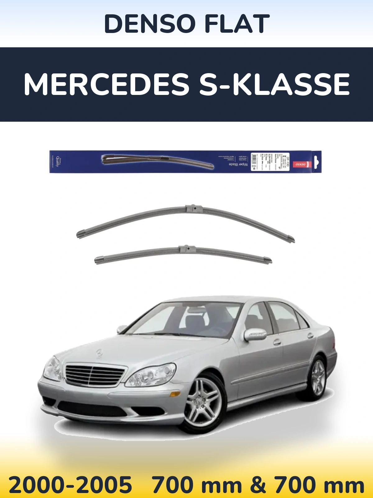 Ștergătoare Denso Flat pentru Mercedes S-Klasse