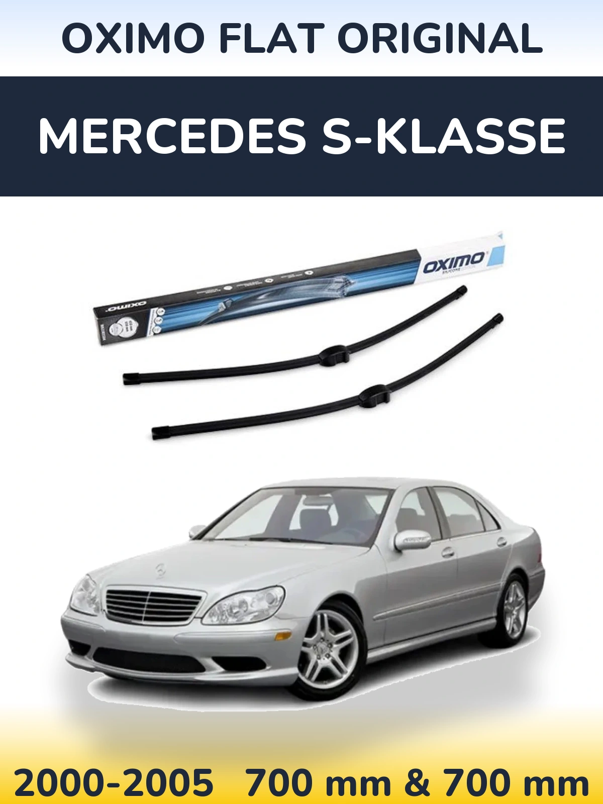 Ștergătoare Oximo Flat Original pentru Mercedes S-Klasse
