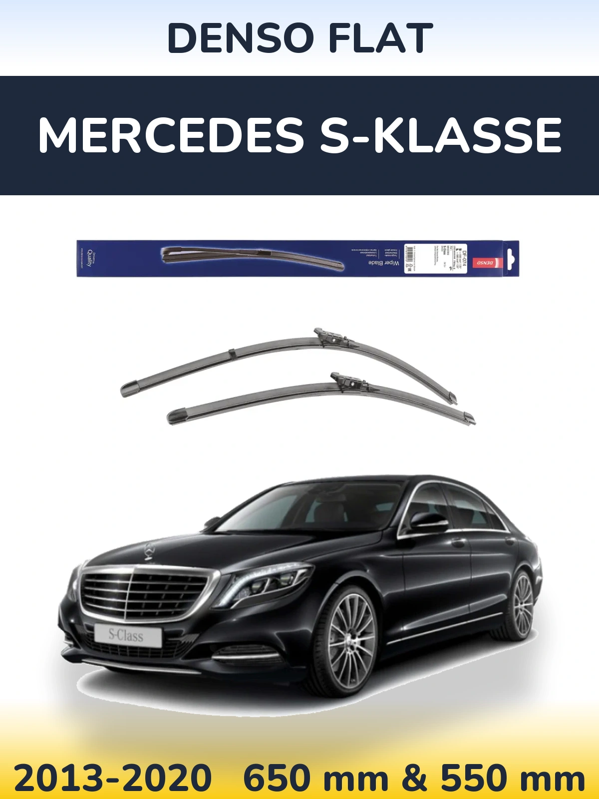 Ștergătoare Denso Flat pentru Mercedes S-Klasse