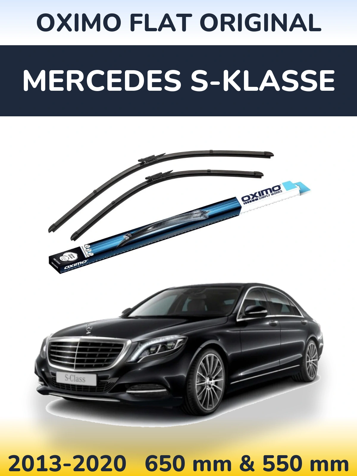 Ștergătoare Oximo Flat Original pentru Mercedes S-Klasse