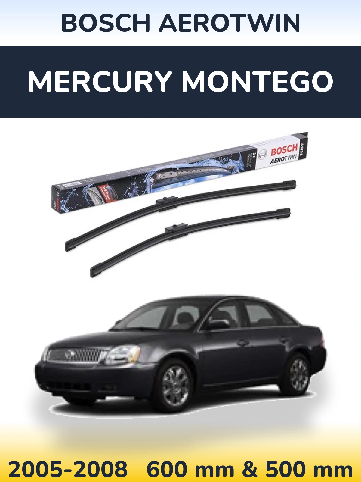 Ștergătoare BOSCH AeroTwin pentru Mercury Montego
