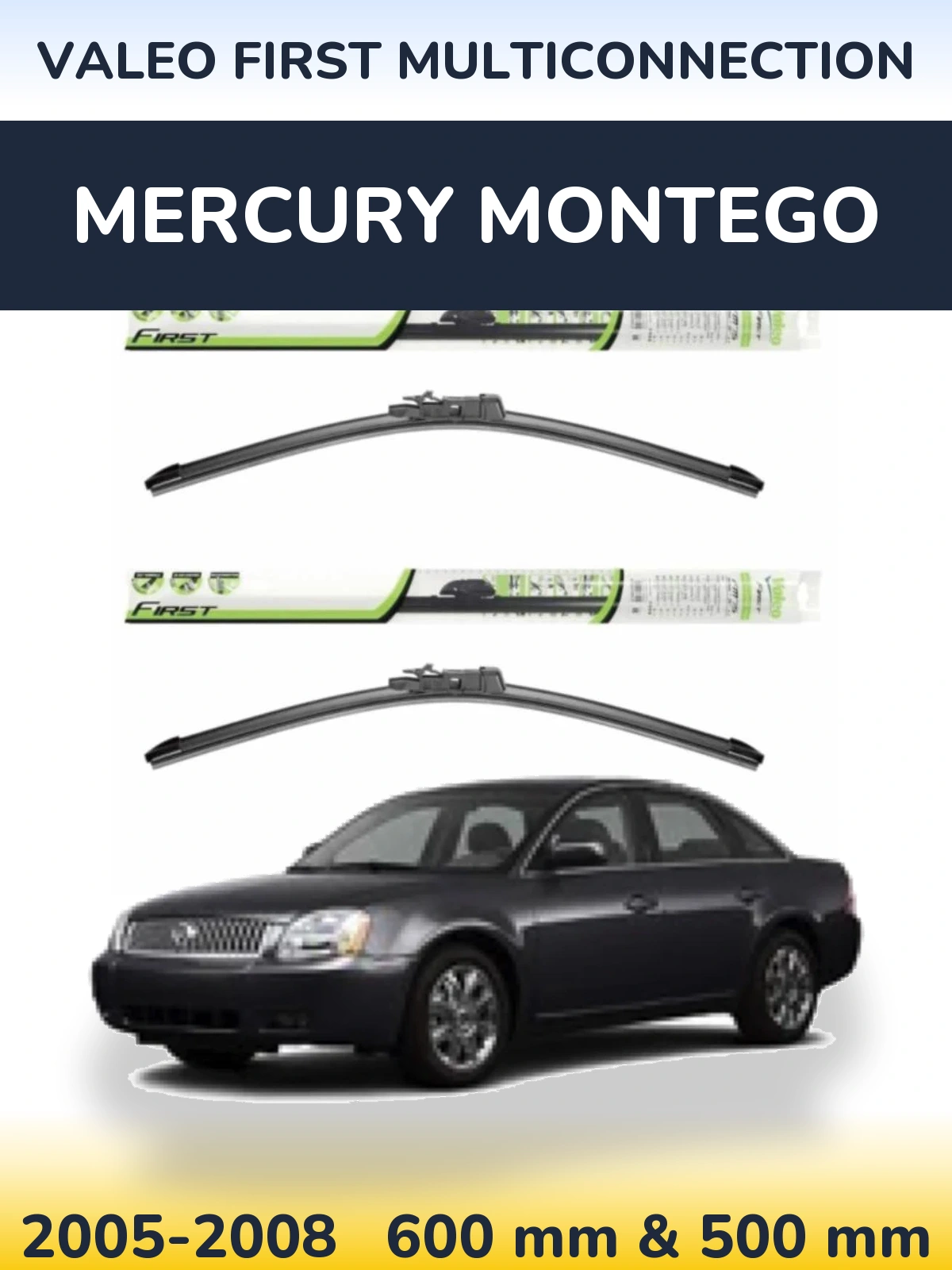 Ștergătoare Valeo First MultiConnection pentru Mercury Montego