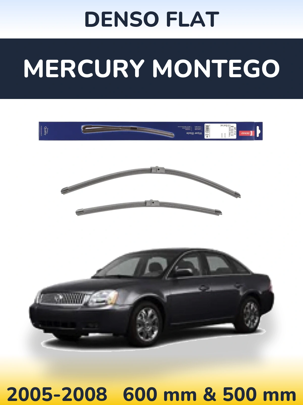 Ștergătoare Denso Flat pentru Mercury Montego