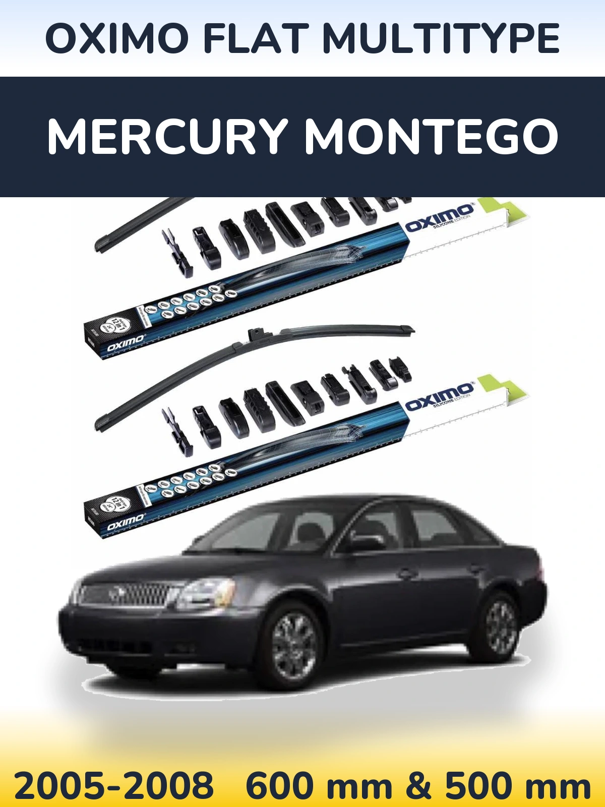 Ștergătoare Oximo Flat MultiTipe pentru Mercury Montego