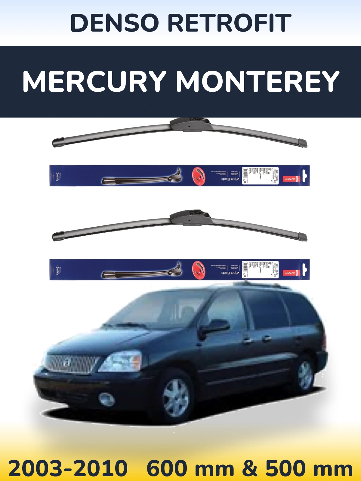 Ștergătoare Denso Retrofit pentru Mercury Monterey