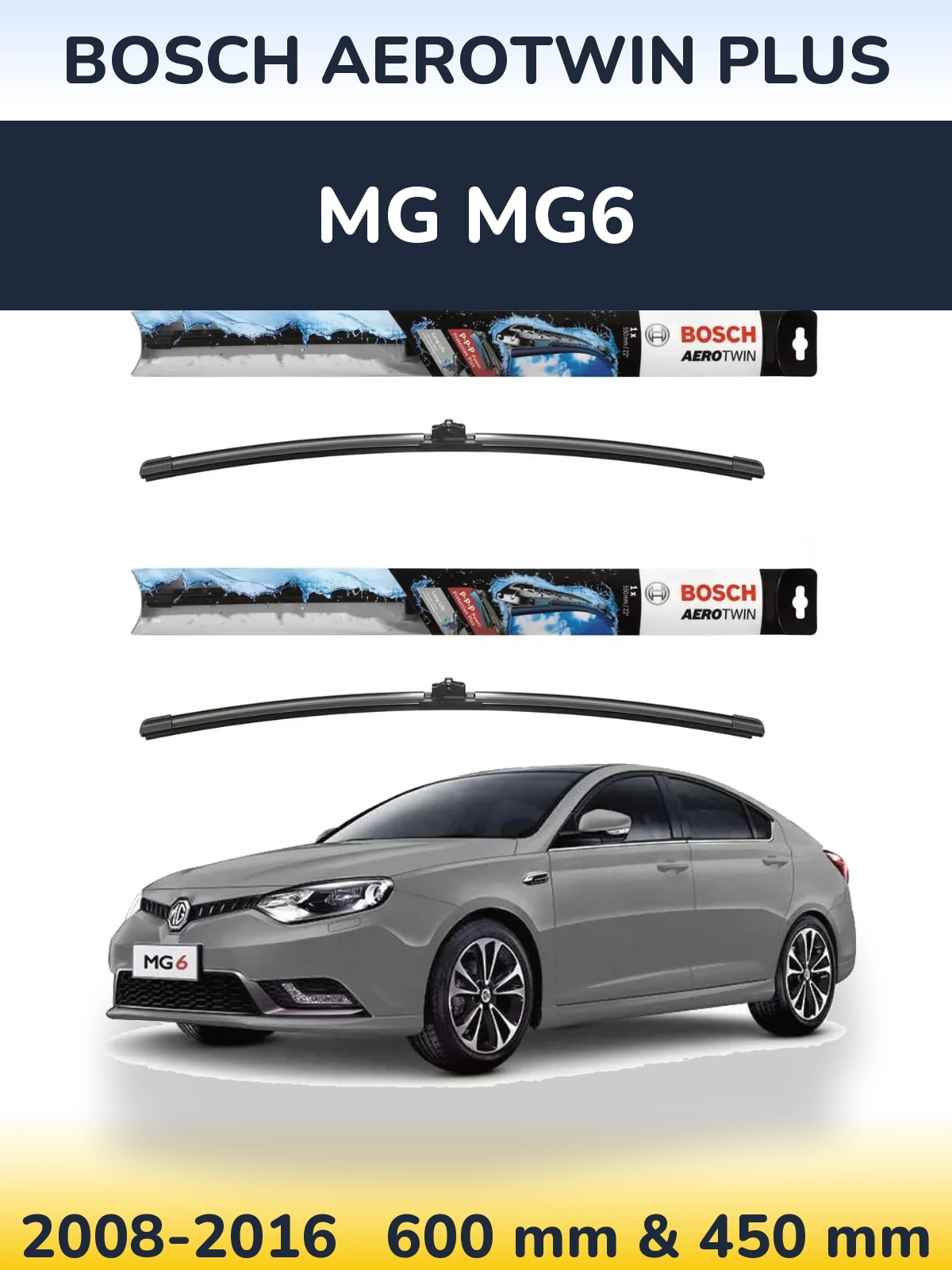 Ștergătoare BOSCH AeroTwin Plus pentru MG MG6