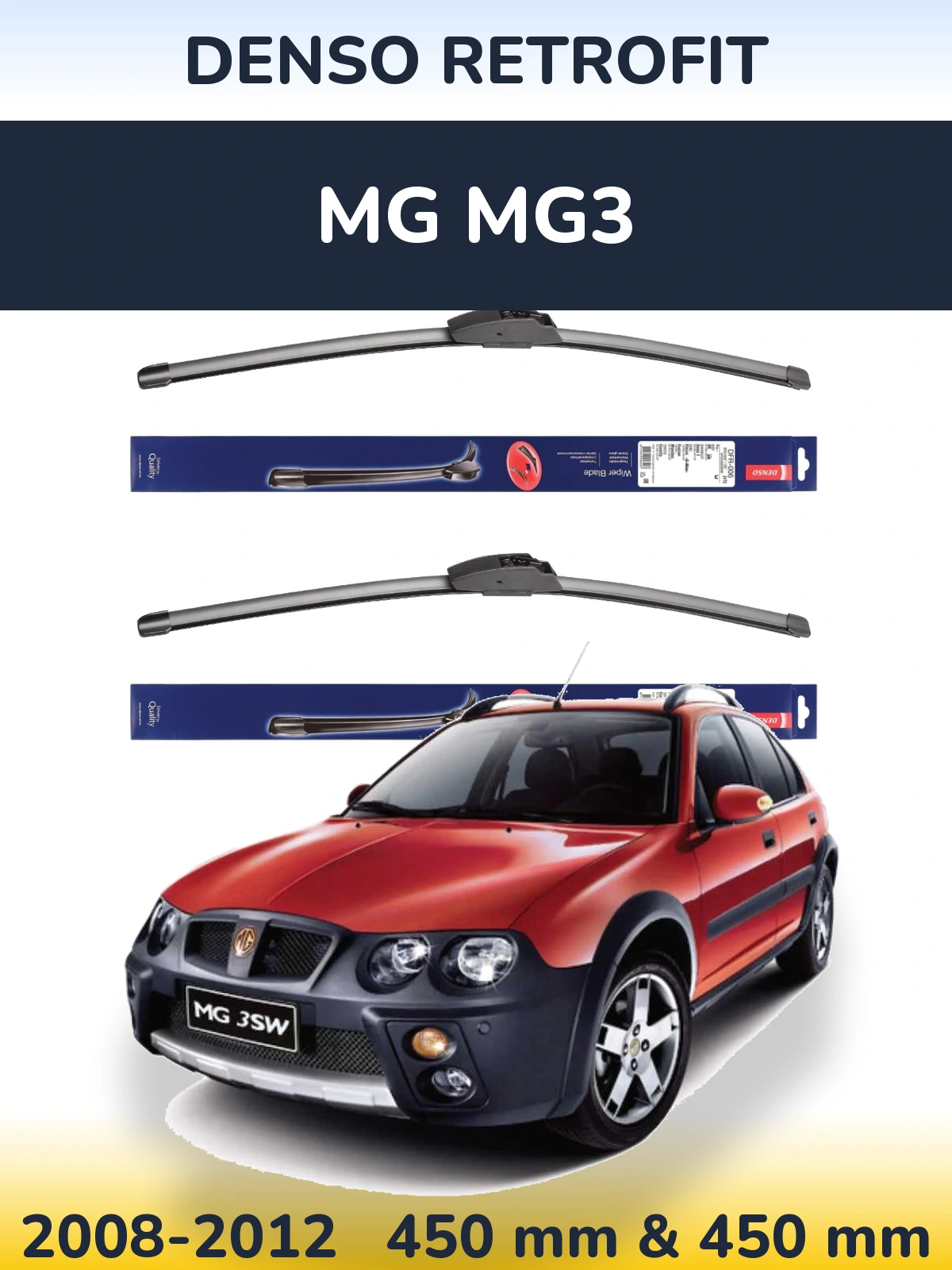 Ștergătoare Denso Retrofit pentru MG MG3