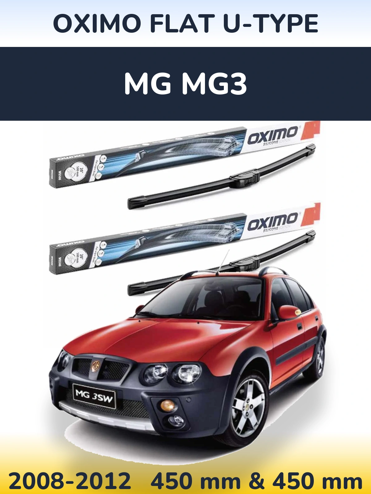 Ștergătoare Oximo Flat U-type pentru MG MG3