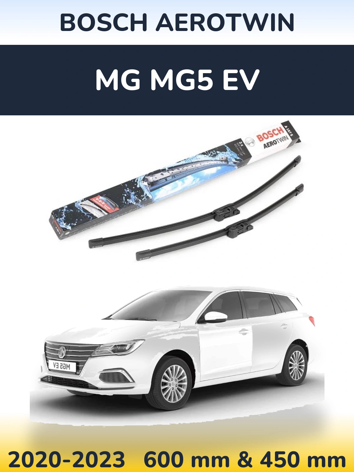 Ștergătoare BOSCH AeroTwin pentru MG MG5 EV