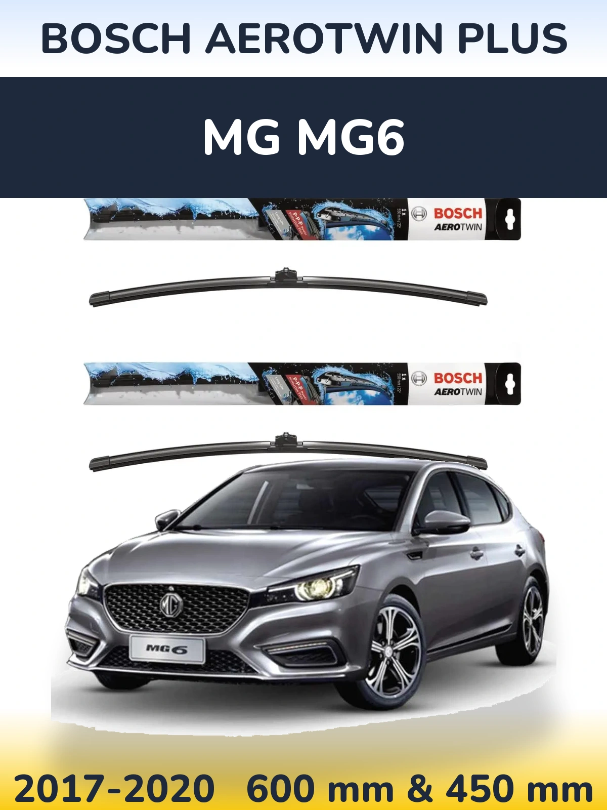 Ștergătoare BOSCH AeroTwin Plus pentru MG MG6