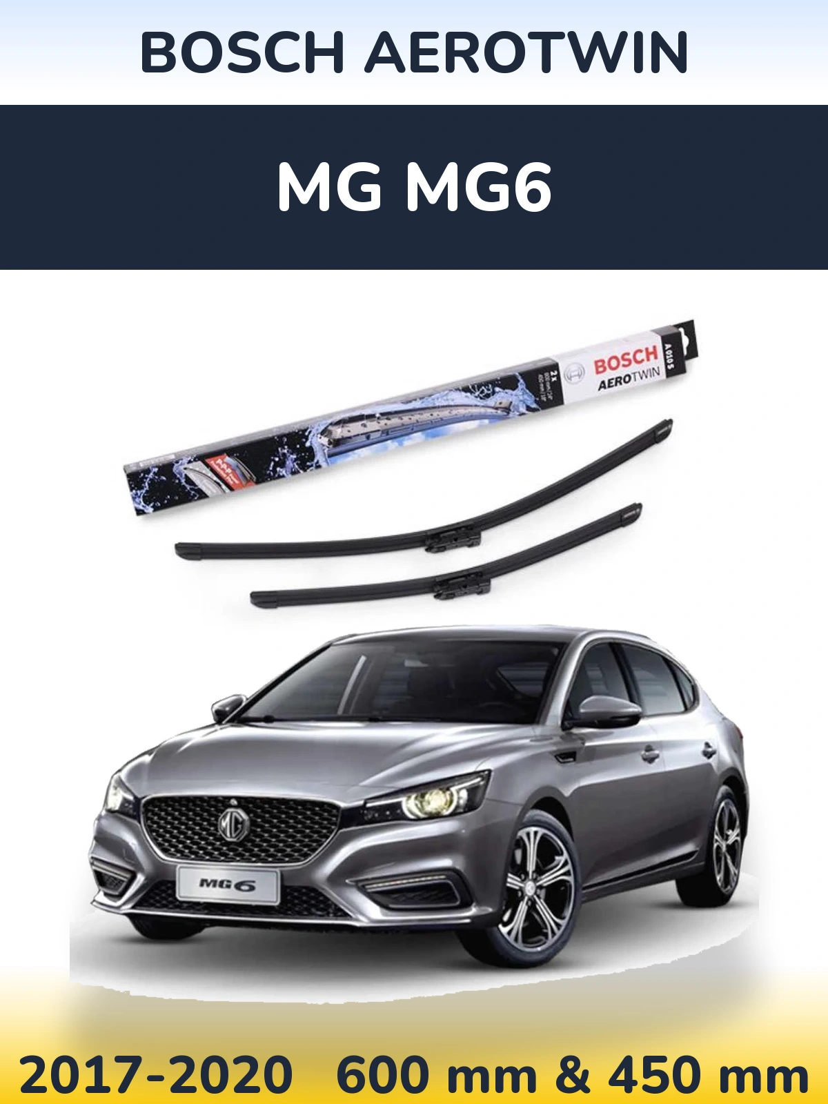 Ștergătoare BOSCH AeroTwin pentru MG MG6