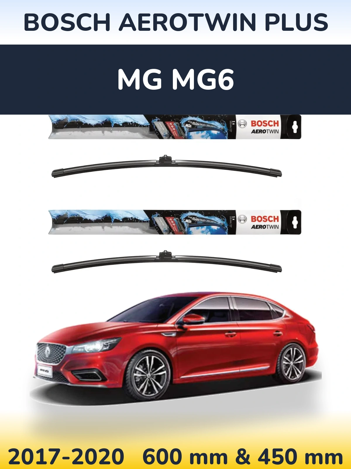 Ștergătoare BOSCH AeroTwin Plus pentru MG MG6