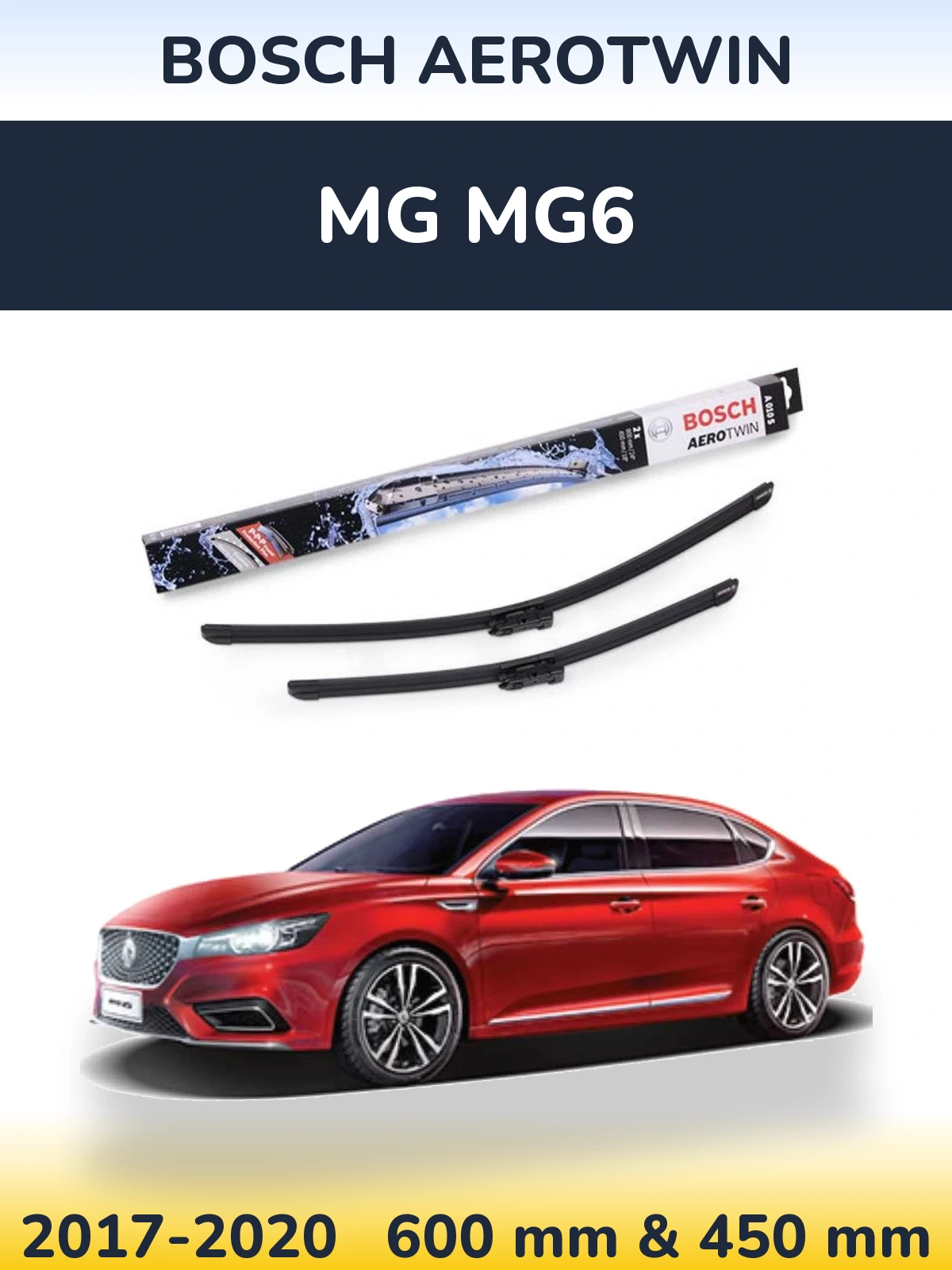 Ștergătoare BOSCH AeroTwin pentru MG MG6